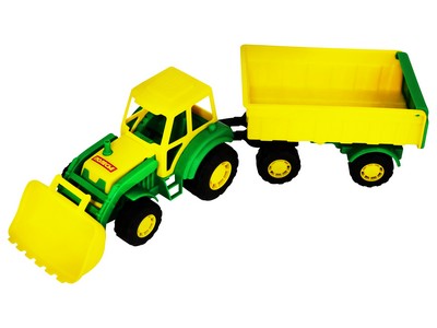 Трактор "Мастер" с прицепом №1 и ковшом