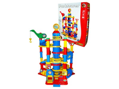 Паркинг 7-уровневый с автомобилями в коробке