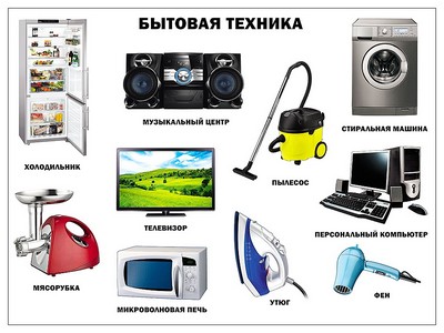 ПЛАКАТ. БЫТОВАЯ ТЕХНИКА