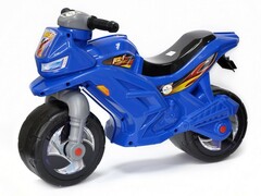 Мотоцикл-каталка 2-х колесный синий (муз.)