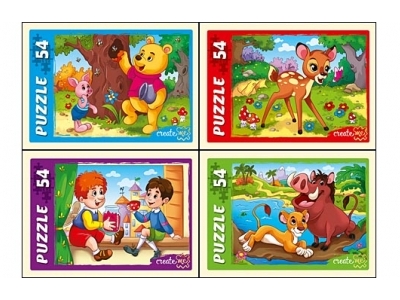 ПАЗЛЫ 54 элемента. САМЫЕ ВЕСЁЛЫЕ КАРТИНКИ кратно 32