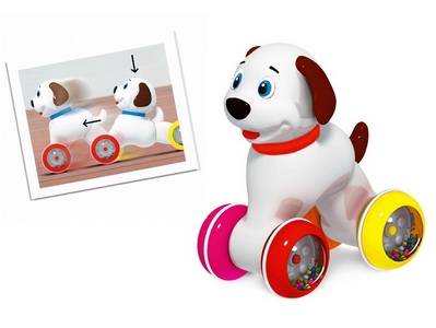 Игрушка-покатушка "Собачка"