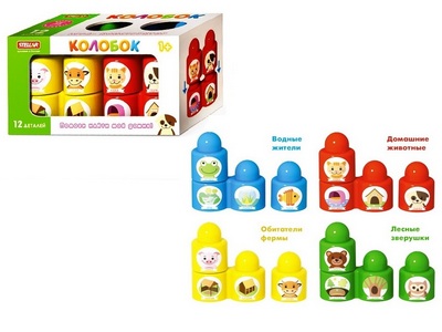 Конструктор "Колобок" "Помоги найти мой домик"