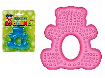 Прорезыватель "Мишка" с гелем 7001