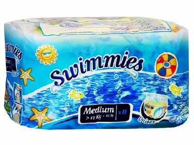 Детские трусики для плавания Swimmies Medium (12 кг +) 11 шт.