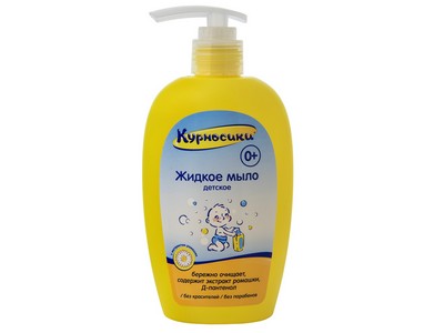 Жидкое мыло детское с экстрактом ромашки и Д-пантенолом Курносики 250 мл