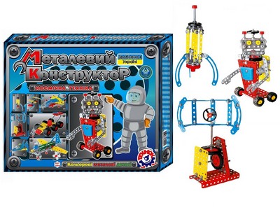 Конструктор металл. "КОСМИЧЕСКАЯ ТЕХНИКА"