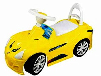 Машина-каталка СпортКар желтый