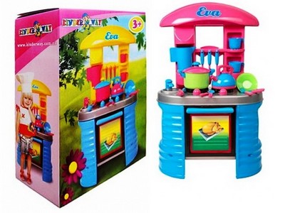 Кухня Ева с набором посуды 18 эл.