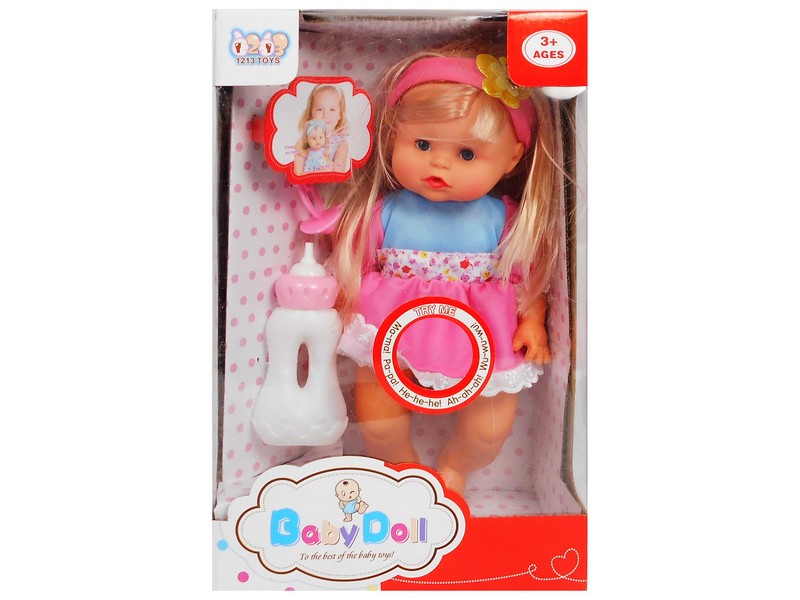 Кукла Baby Doll музыкальная с аксесс. в кор. 201513