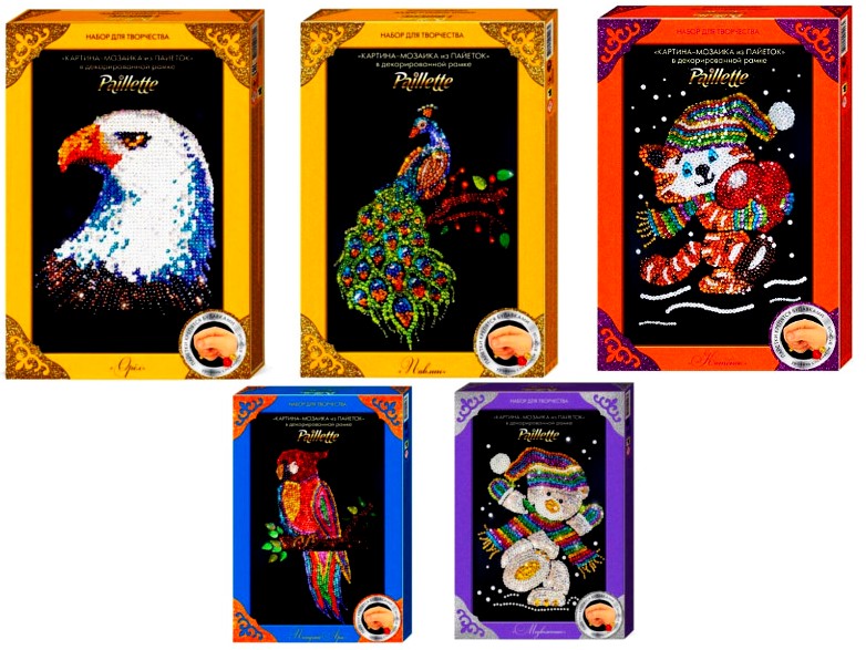 Набор для творчества "Мозаика из пайеток" средняя
