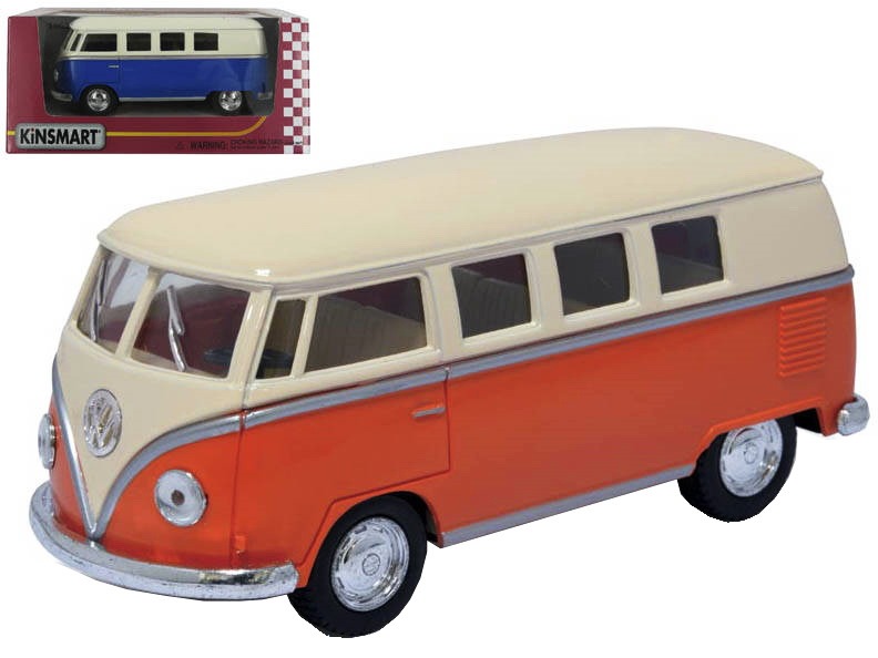 Модель Kinsmart - Машинка 5" 1962 Volkswagen 1:32 Classical Bus в инд.кор.,KT5377W