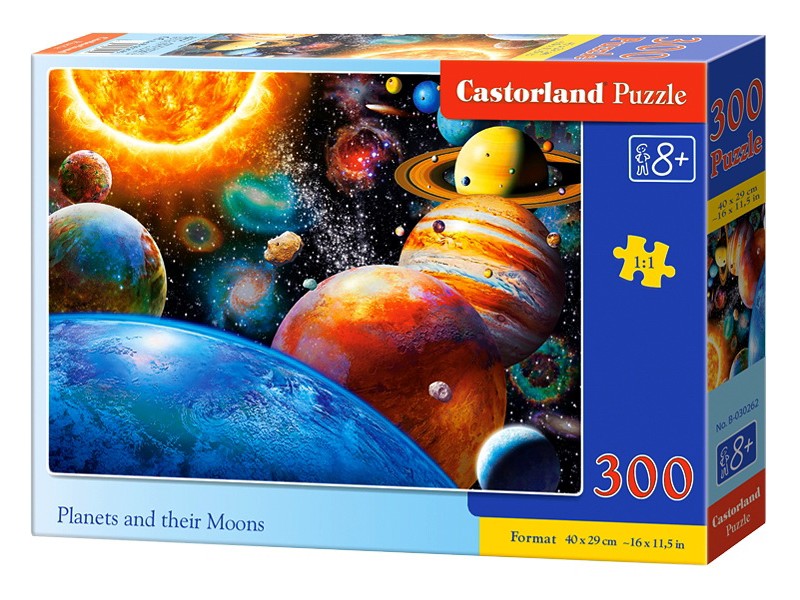 Пазлы Castorland 300 Планеты вокруг Луны