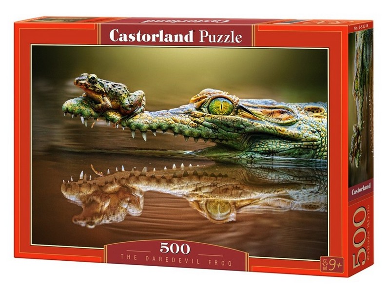 Пазлы Castorland 500 Крокодил и лягушка