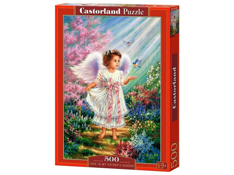 Пазлы Castorland 500 Девочка в цветах