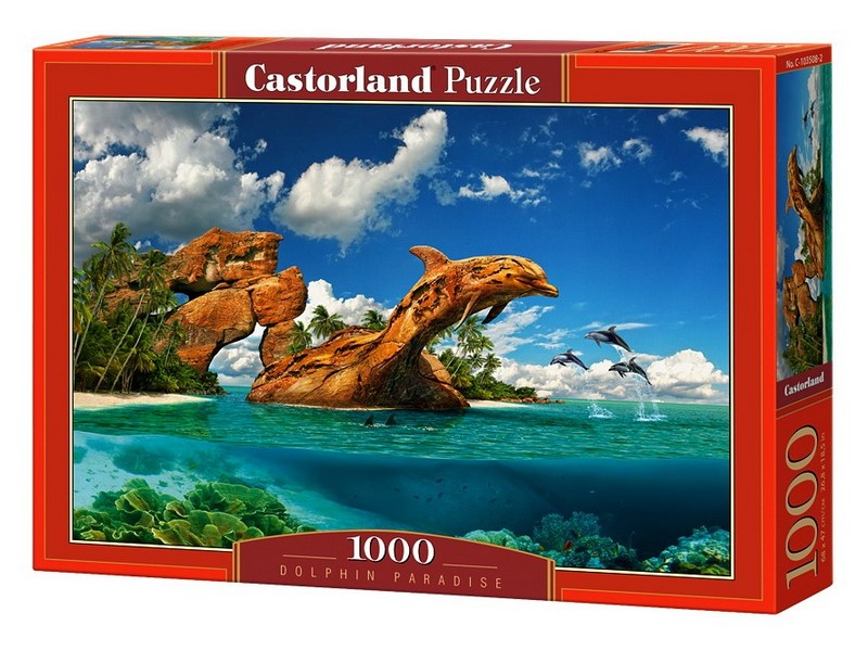 Пазлы Castorland 1000 Дельфиний рай