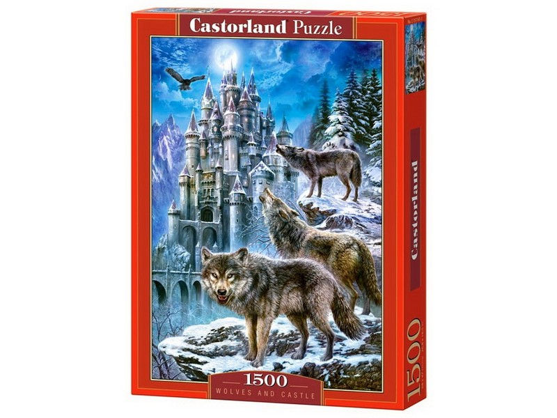 Пазлы Castorland 1500 Волки у замка