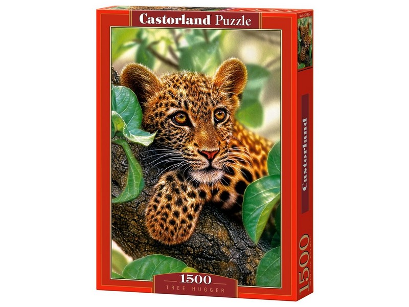 Пазлы Castorland 1500 Тигр на дереве