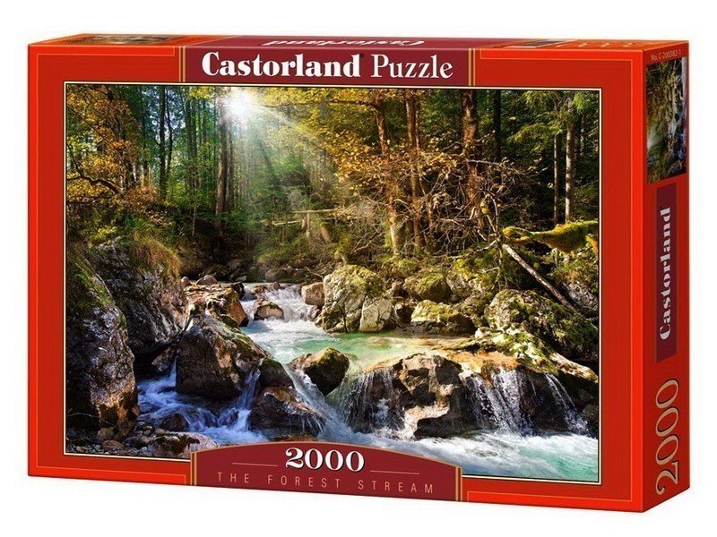 Пазлы Castorland 2000 Лучи света и водопад