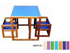 Стол+2 стула (трансформер) цвета в ассорт.