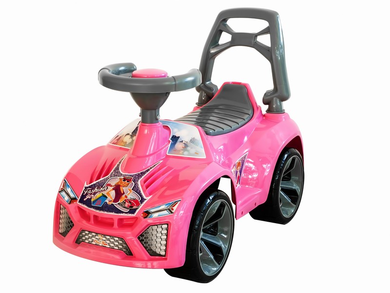 Купить оптом Машина-каталка Ламбо розовый (муз.) в Луганске