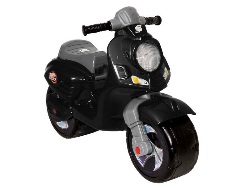 Мотоцикл-каталка 2-х колесный Скутер черный