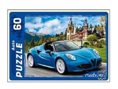 ПАЗЛЫ 60 элементов. МАШИНА НА ТРАССЕ