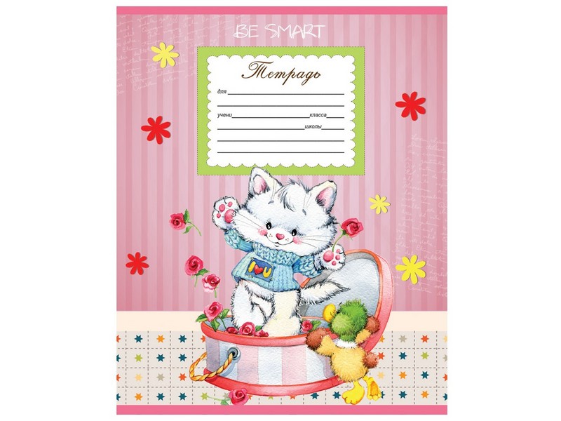 Тетрадь ЛИНИЯ 12л. ПЛЮШЕВЫЕ ГЕРОИ (цвет.мелов.обл.) 5 дизайнов