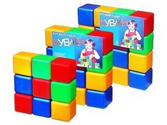 15076 [05061]Набор кубиков Цветные 9 эл.