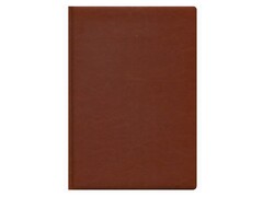 ЕЖЕДНЕВНИК А4 136л. недатир. ВИЛАДЖ светло-коричневый (136-0646) перепл.кожзам
