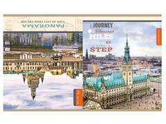 Тетрадь КЛЕТКА 96л. ГОРОД (цвет. мелов. обл., перевертыши)