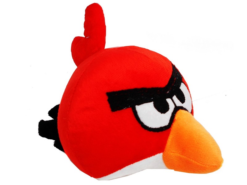 Птичка angry красная