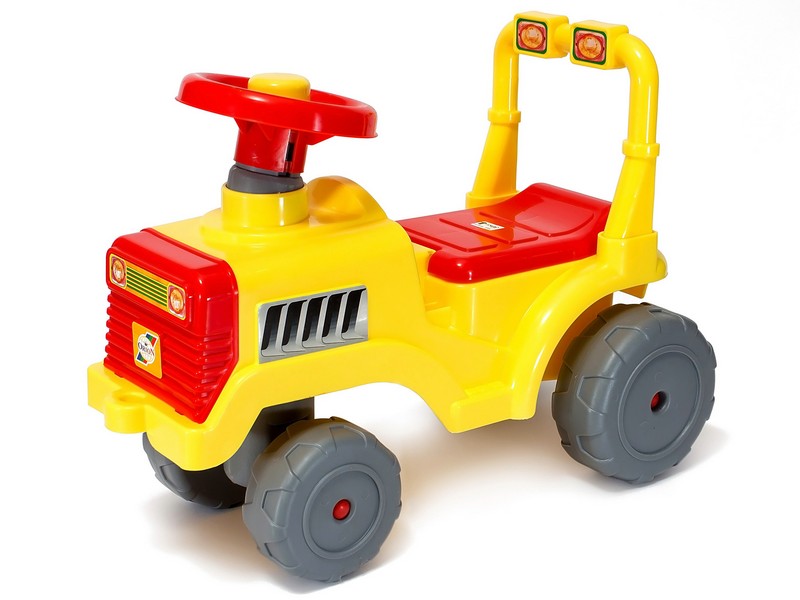 Машина-каталка Беби Трактор желтый