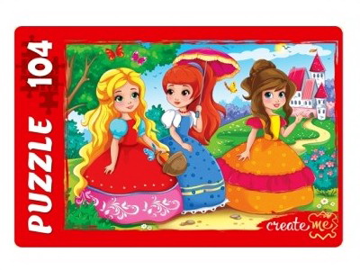 ПАЗЛЫ 104 элемента. ПРИНЦЕССЫ-ПОДРУЖКИ