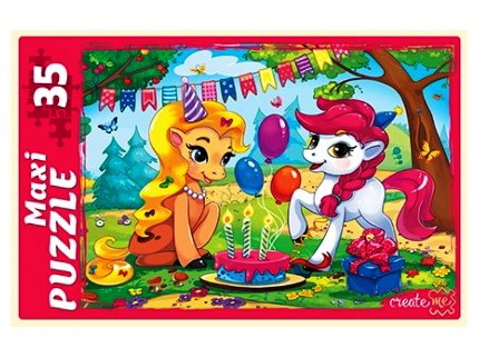 МАКСИ-ПАЗЛЫ 35 элементов. ПОНИ НА ПРАЗДНИКЕ
