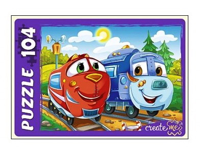 ПАЗЛЫ 104 элемента. ПАРОВОЗ