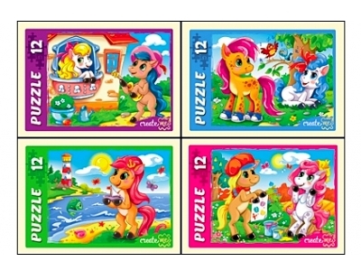 ПАЗЛЫ 12 элементов. ЛЮБИМЫЕ ПОНИ кратно 32