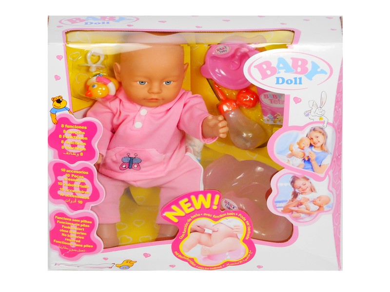 Пупс Baby Doll с аксесс. в кор. W058-10