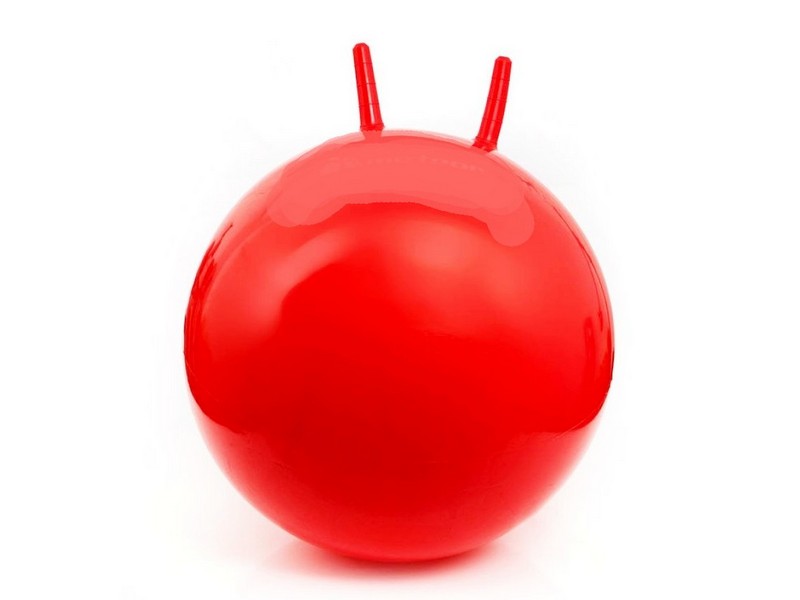 Мяч для фитнеса детский Рожки 40 см в кор. E999-1A