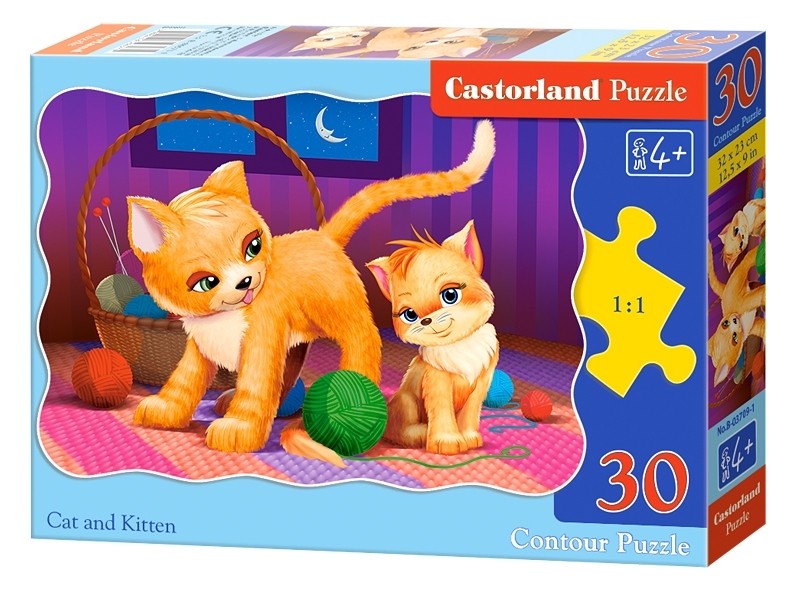 Пазлы Castorland 30 Рыжие котята