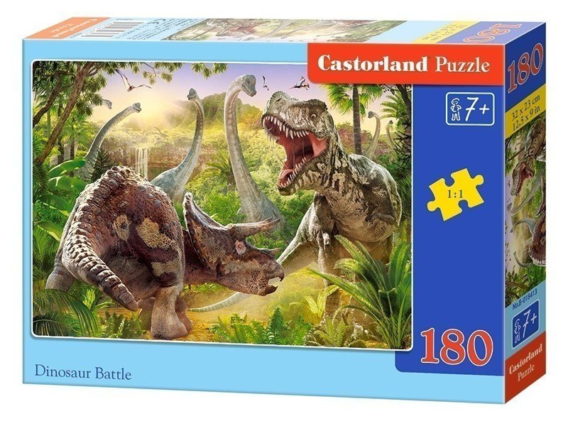 Пазлы Castorland 180 Схватка динозавров