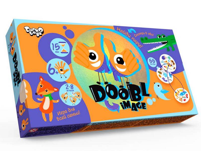 Настольная игра "Двойная картинка" серии «Doobl Image»