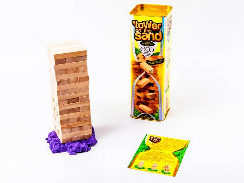 Развивающая настольная игра "Башня на песке" серии «TOWER on the SAND»