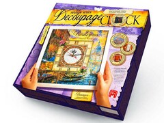 27374 []Комплект  для творчества "Decoupage clock"