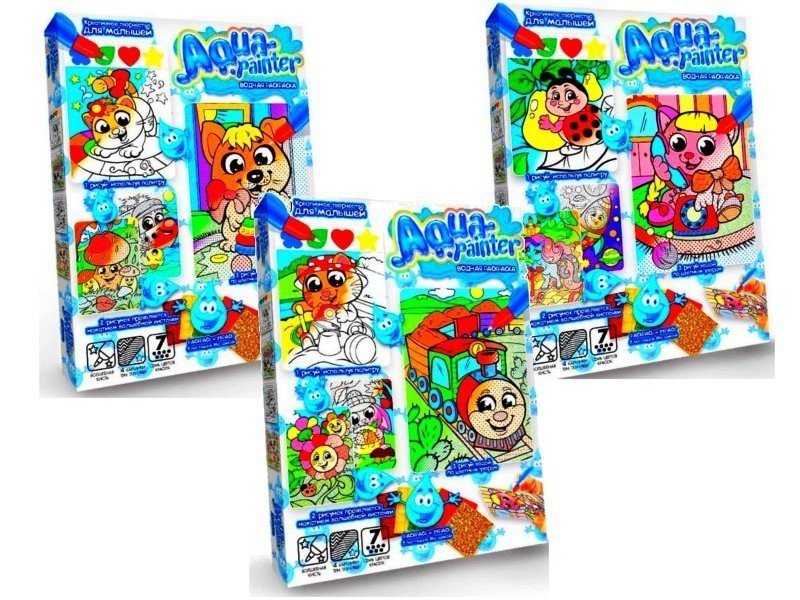 Набор креативного творчества «Водная раскраска» серии AQUA PAINTER