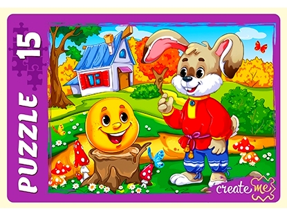 МАКСИ-ПАЗЛЫ 15 элементов. СКАЗКА О КОЛОБКЕ