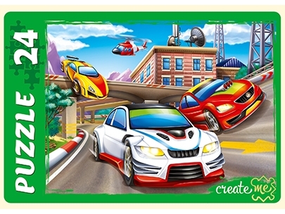 МАКСИ-ПАЗЛЫ 24 элемента. СКОРОСТНЫЕ ГОНКИ