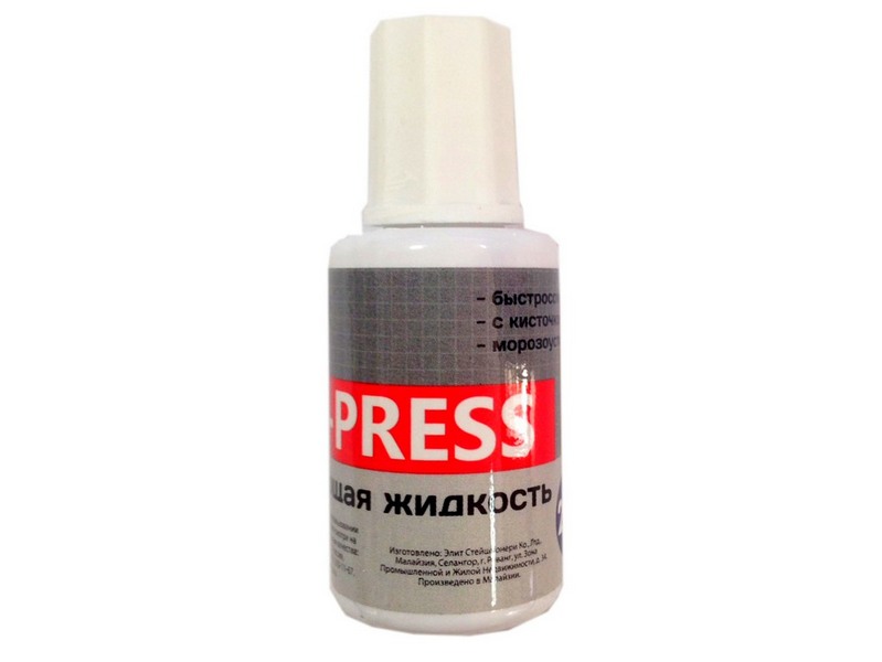 Корректирующая жидкость 20 г с кисточкой КЖ-2814