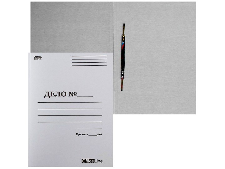 Купить оптом Скоросшиватель "ДЕЛО"-2 белый, пробитый СО-4832 в Луганске