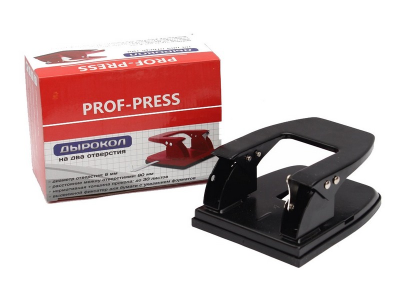 Дырокол на 30л., метал. корпус в кор. ДР-4188